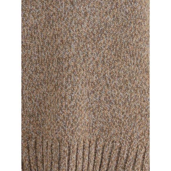 Aragona Cashmere Brown Merino Wool Men's Sweatshirt - Picture 3 of 3
